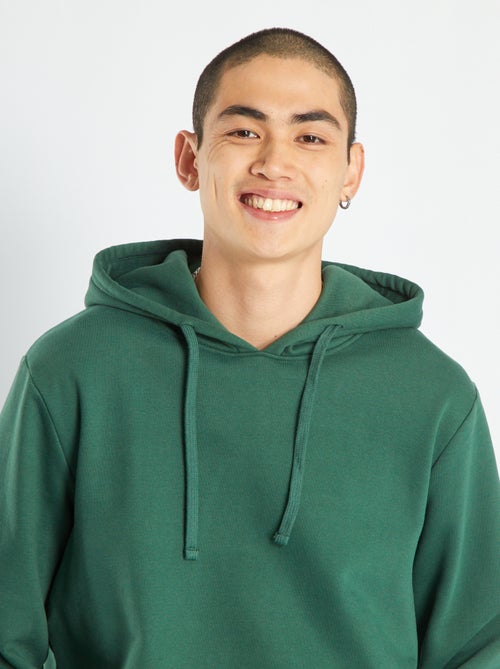 Sweat à capuche avec poche kangourou - Kiabi