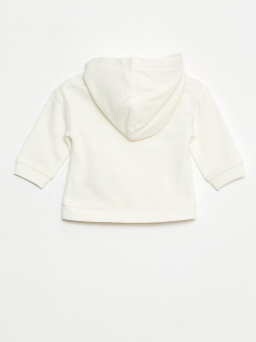 Sweat à capuche avec poche kangourou volantée - Kiabi Sweat à capuche avec poche kangourou volantée - Kiabi