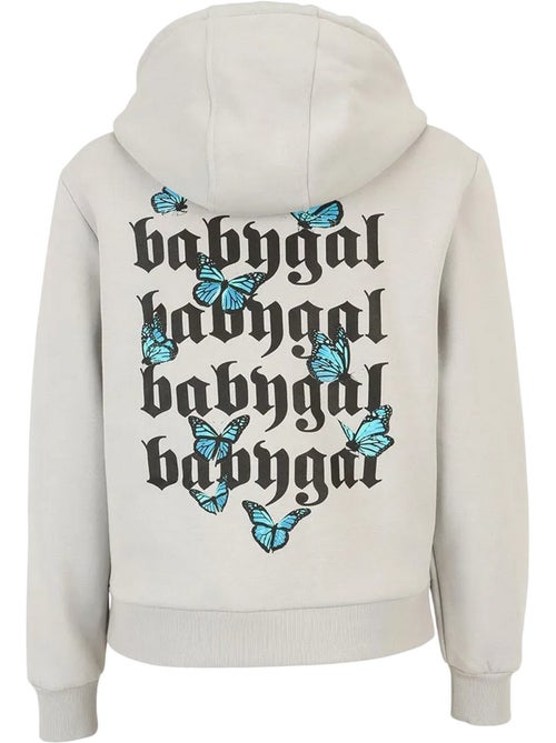 Sweat à capuche babygal - miss tee - Kiabi