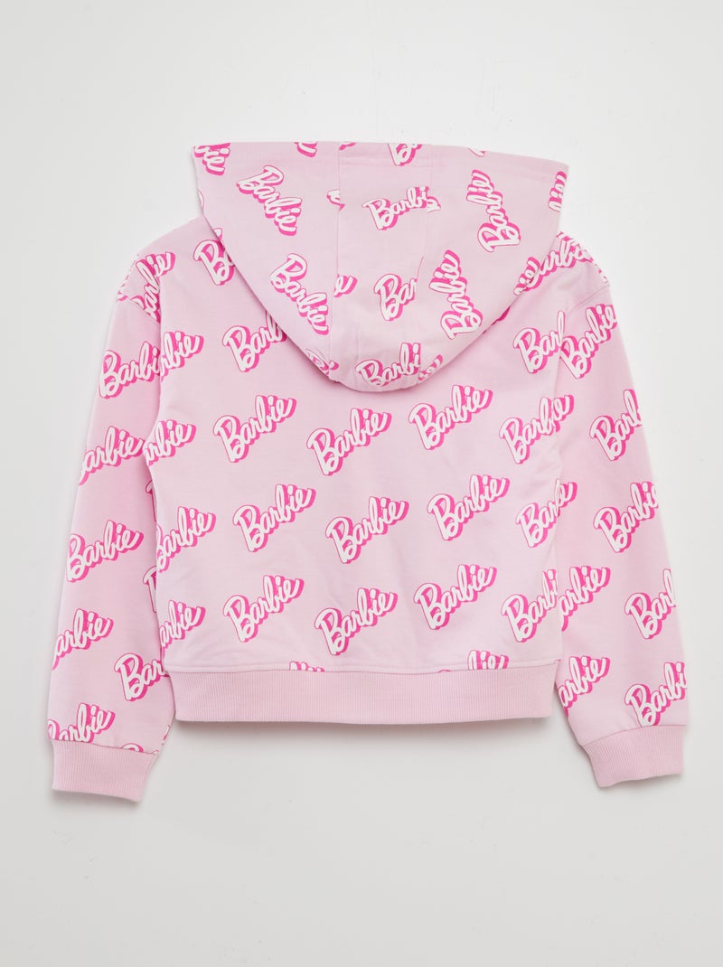 Sweat à capuche 'Barbie' Rose - Kiabi
