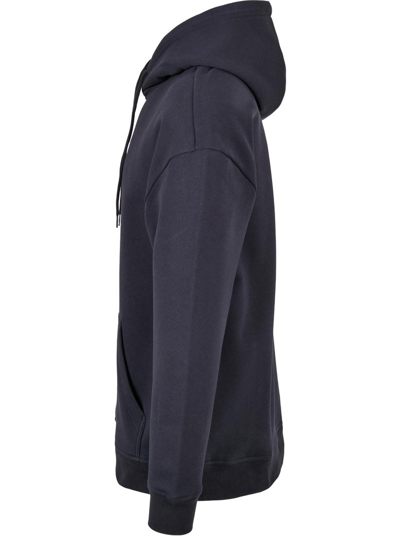 Sweat à capuche basic - build your brand Bleu marine - Kiabi