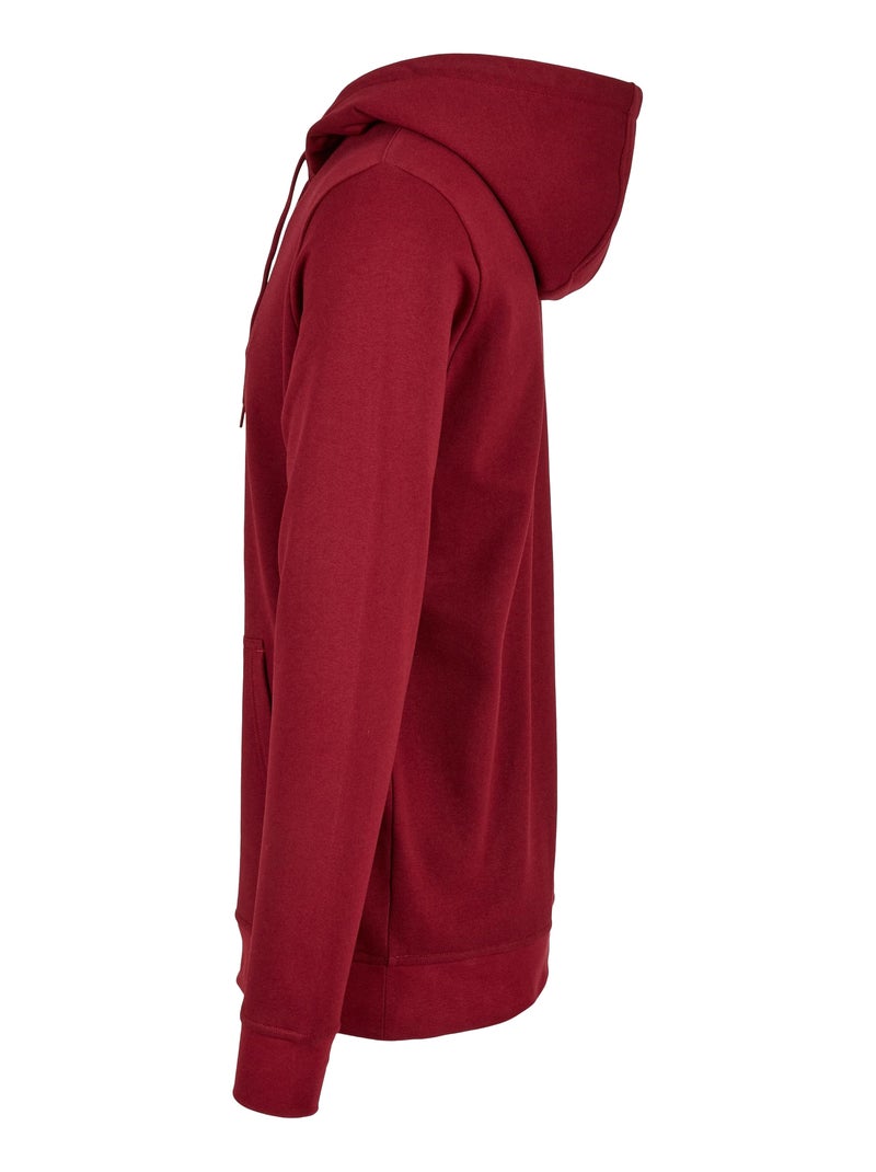 Sweat à capuche basic - build your brand Bordeaux - Kiabi