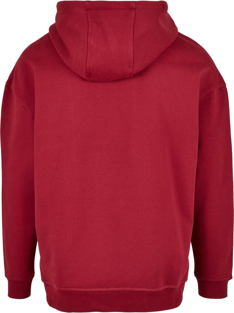 Sweat à capuche basic - build your brand Bordeaux - Kiabi