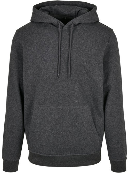 Sweat à capuche basic - build your brand - Kiabi