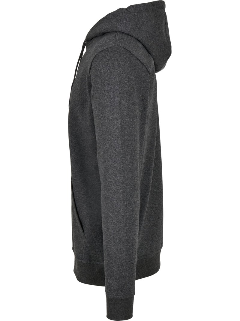 Sweat à capuche basic - build your brand Gris Gris anthracite - Kiabi