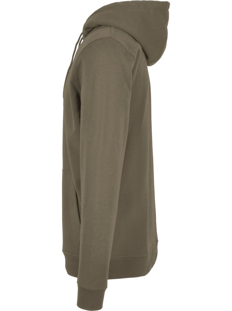 Sweat à capuche basic - build your brand Kaki - Kiabi