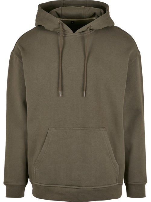 Sweat à capuche basic - build your brand - Kiabi