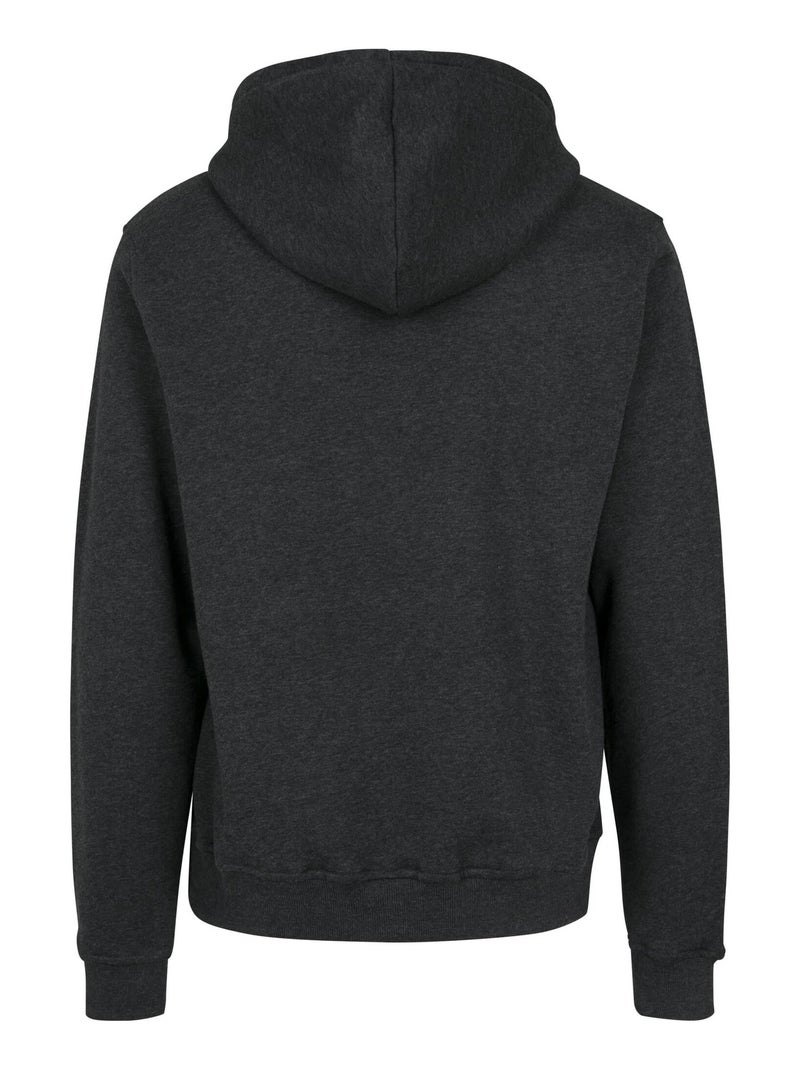 Sweat à capuche basic - urban classics Gris Noir - Kiabi
