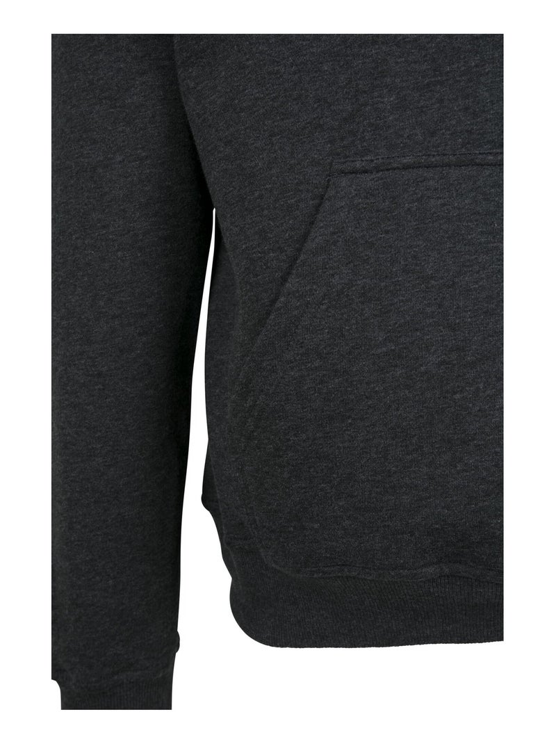 Sweat à capuche basic - urban classics Gris Noir - Kiabi