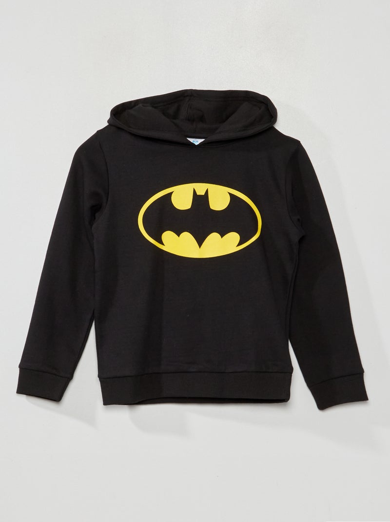 Sweat à capuche 'Batman' noir - Kiabi