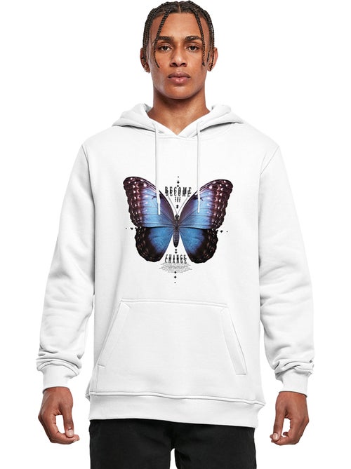 Sweat à capuche become the change butterfly - mister tee - Kiabi Sweat à capuche become the change butterfly - mister tee - Kiabi