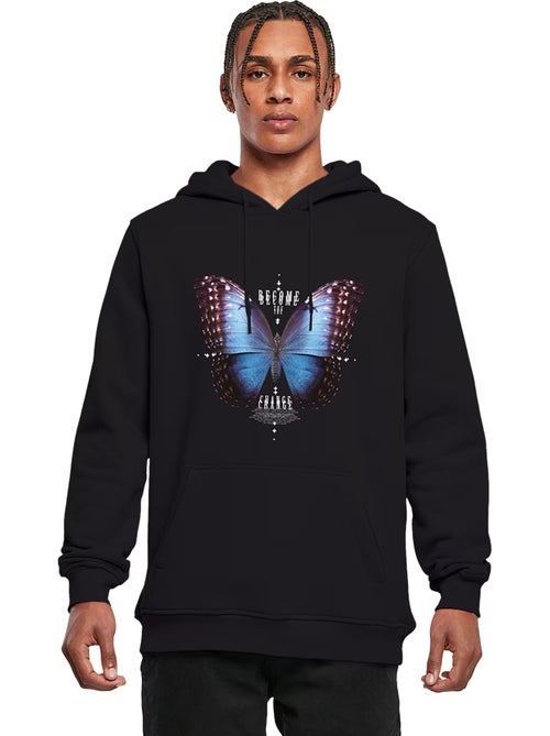 Sweat à capuche become the change butterfly - mister tee - Kiabi Sweat à capuche become the change butterfly - mister tee - Kiabi