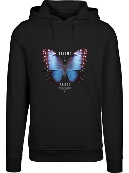 Sweat à capuche become the change butterfly - mister tee - Kiabi Sweat à capuche become the change butterfly - mister tee - Kiabi