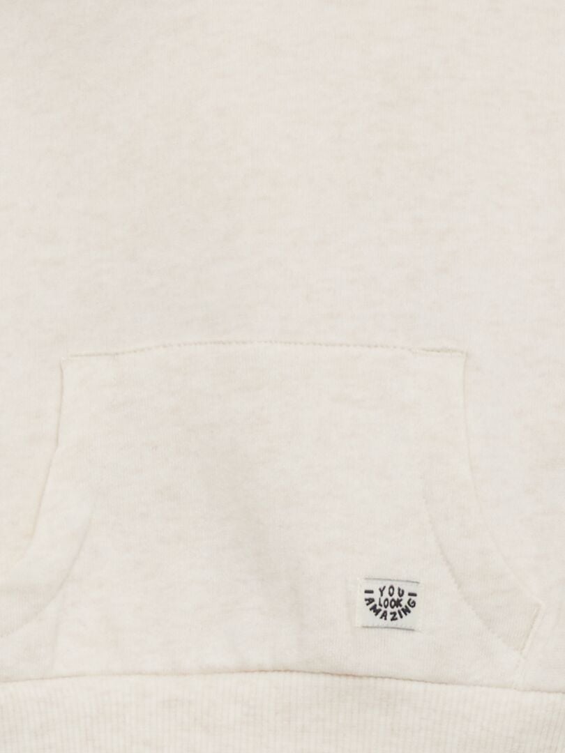 Sweat à Capuche Courrèges Beige Maille Vintage - Taille XS - Occasion Très Bon état