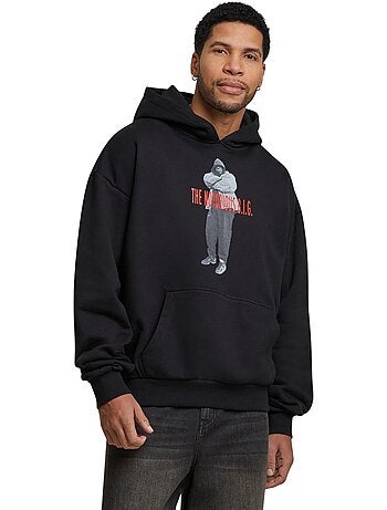 Sweat à capuche biggie smalls concrete - mister tee