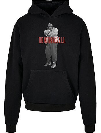 Sweat à capuche biggie smalls concrete - mister tee
