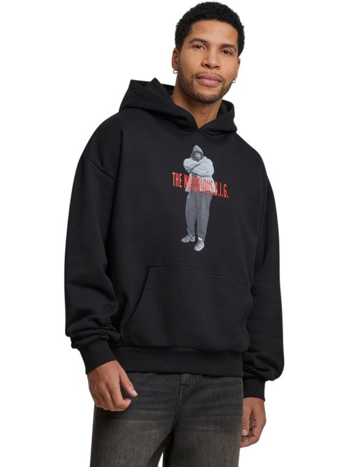 Sweat à capuche biggie smalls concrete - mister tee - Kiabi Sweat à capuche biggie smalls concrete - mister tee - Kiabi