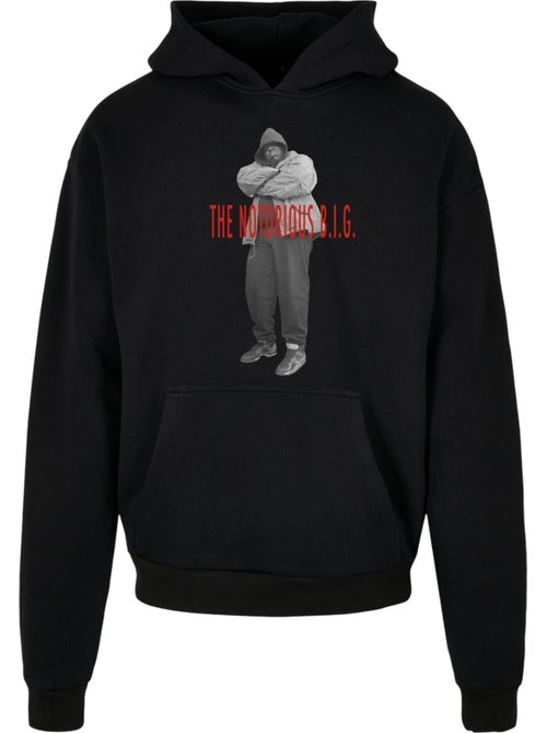 Sweat à capuche biggie smalls concrete - mister tee - Kiabi Sweat à capuche biggie smalls concrete - mister tee - Kiabi
