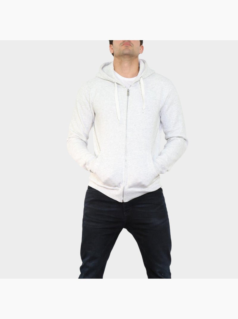 Sweat à capuche Blanc - Kiabi