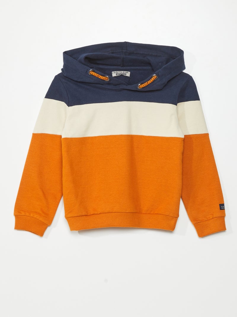 Sweat à capuche Bleu - Kiabi