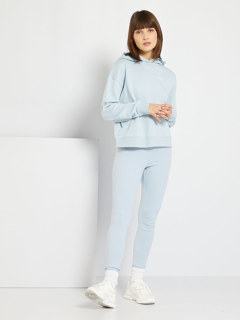 sweat asics fille deepblue