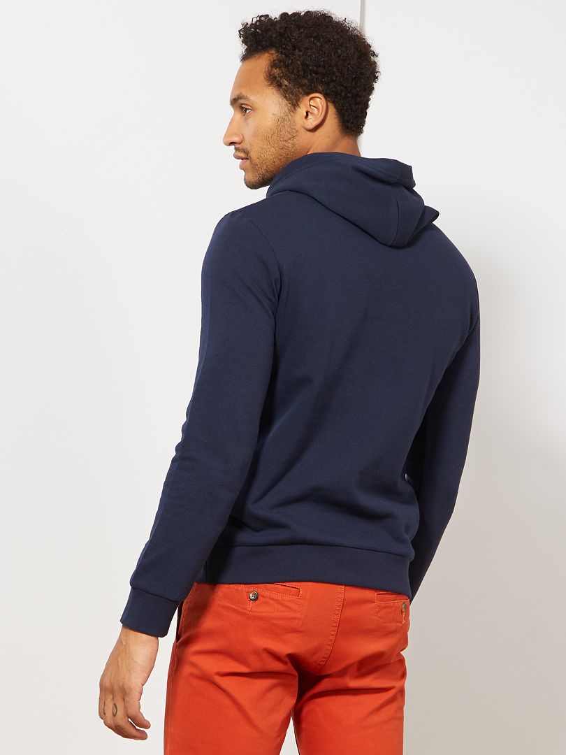 Sweat à Capuche RVCA Bleu Marine Zippé - Taille M - Occasion Très Bon état