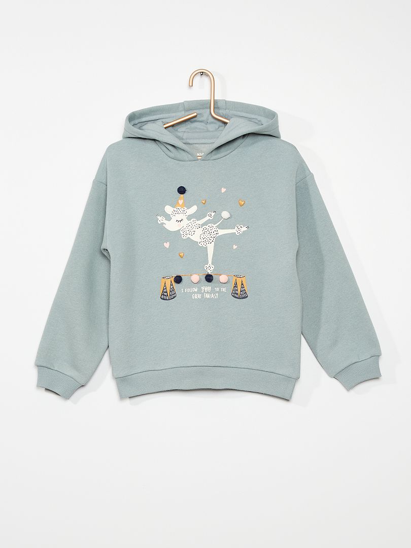 Sweat à capuche sans manches - bleu - Kiabi - 12.00€