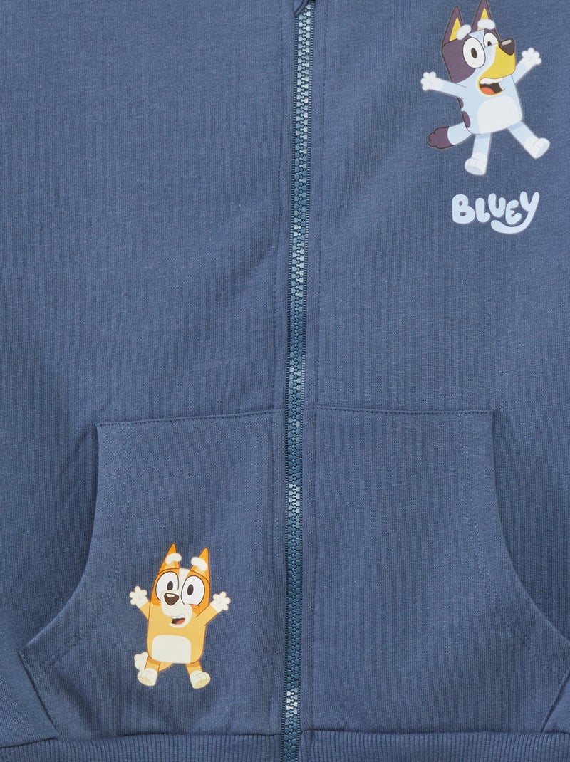 Sweat à capuche 'Bluey' Bleu - Kiabi