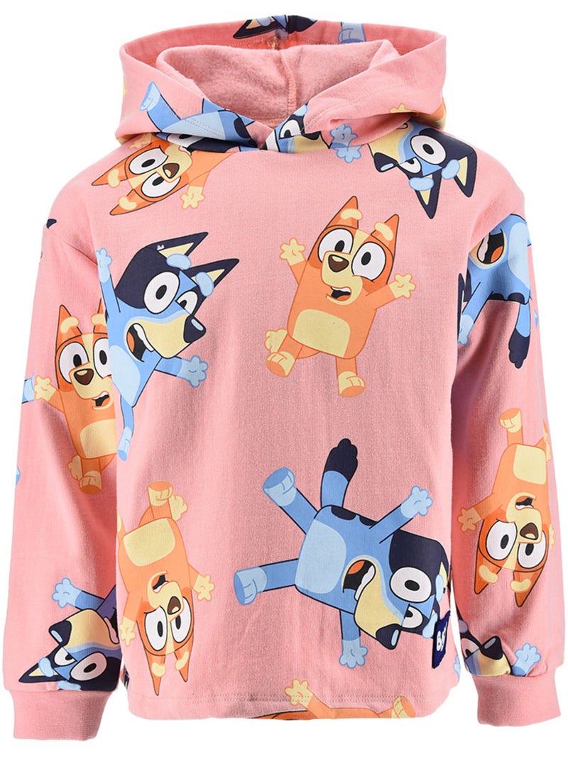Sweat à Capuche Bluey  | Licence Officielle Rose - Kiabi