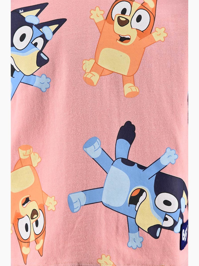 Sweat à Capuche Bluey  | Licence Officielle Rose - Kiabi