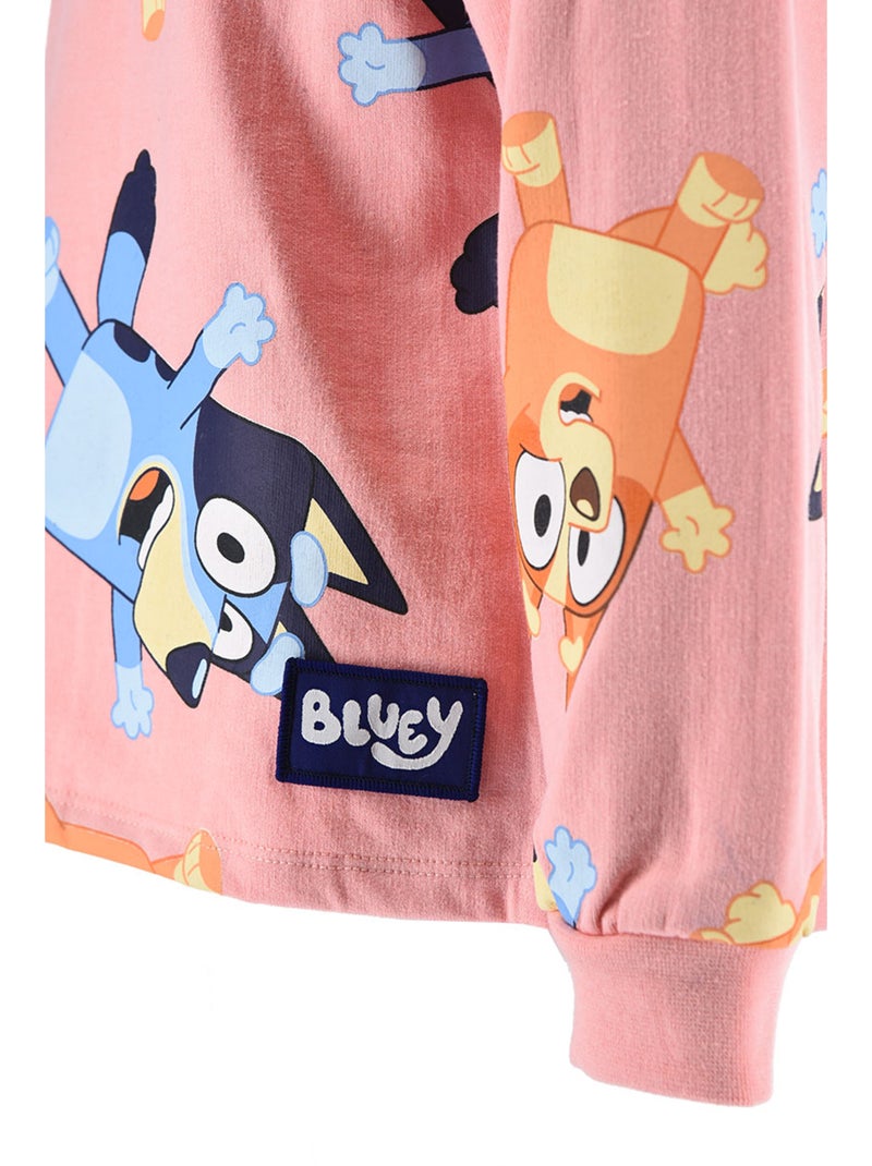 Sweat à Capuche Bluey  | Licence Officielle Rose - Kiabi