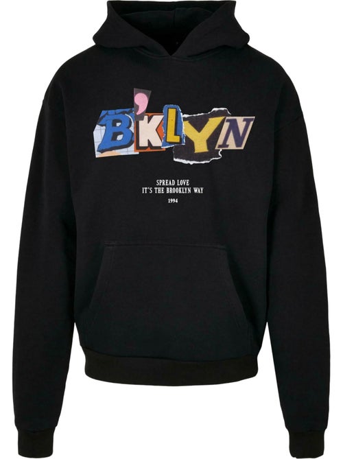 Sweat à capuche brklyn - mister tee - Kiabi