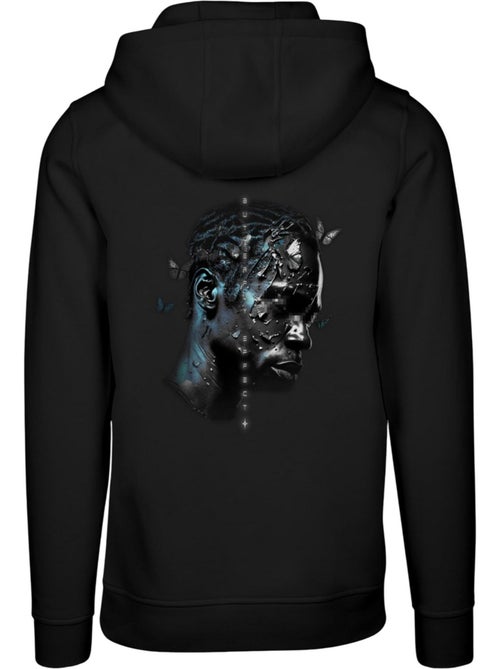 Sweat à capuche butterfly effect - mister tee - Kiabi