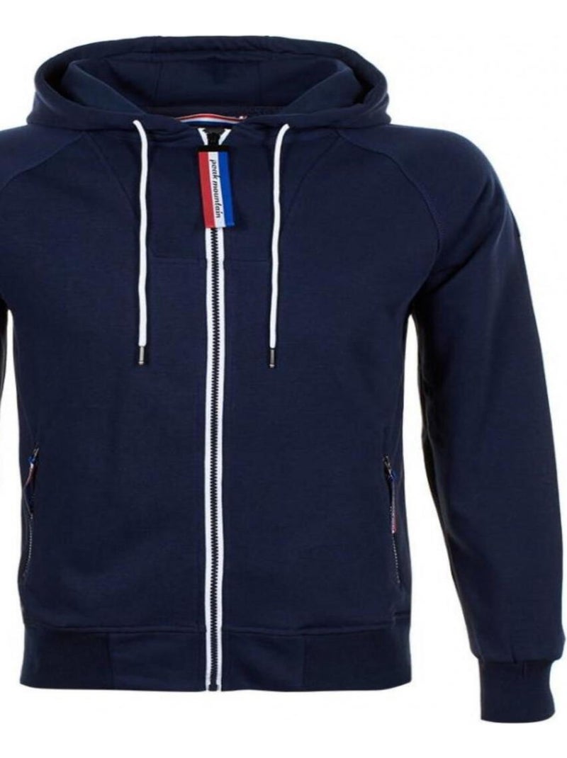 Sweat à capuche   CANDORE - PEAK MOUNTAIN Bleu marine - Kiabi