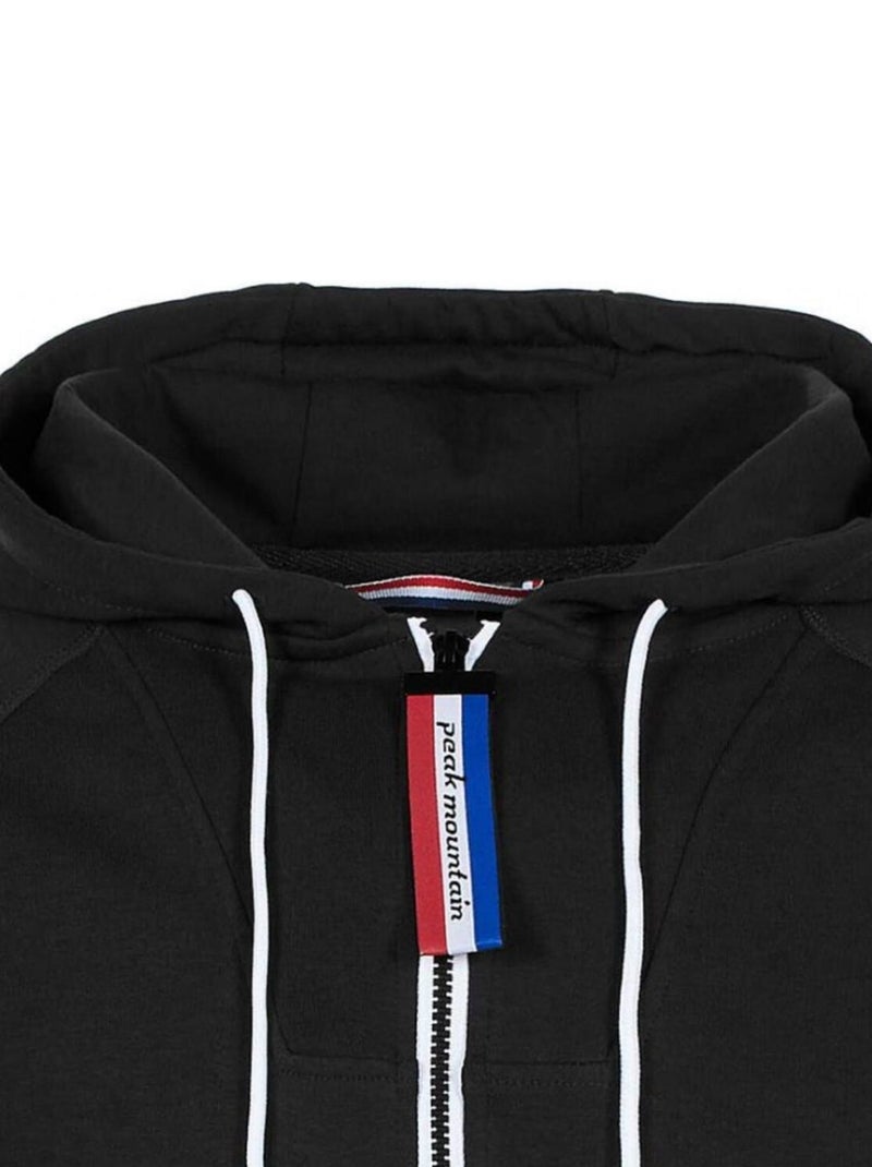 Sweat à capuche   CANDORE - PEAK MOUNTAIN Noir Noir - Kiabi