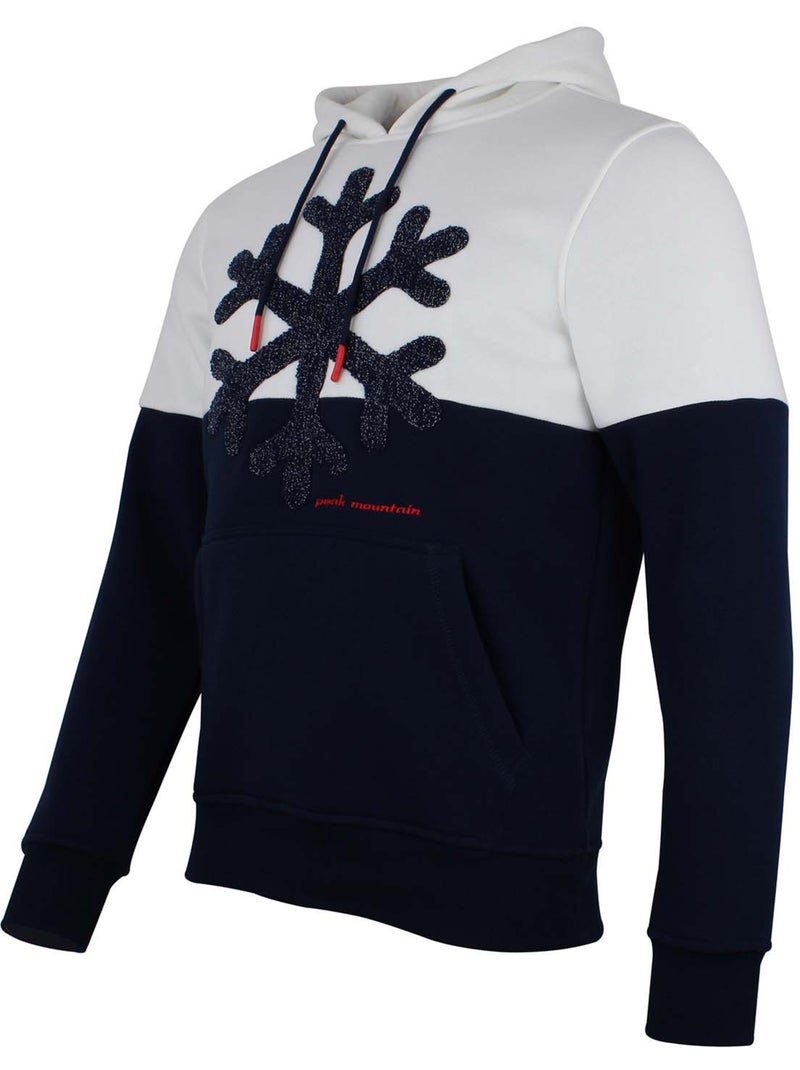 Sweat à capuche    CARLO - PEAK MOUNTAIN Bleu marine - Kiabi