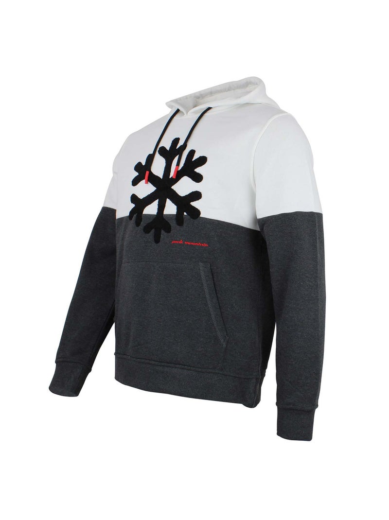 Sweat à capuche    CARLO - PEAK MOUNTAIN Gris - Kiabi