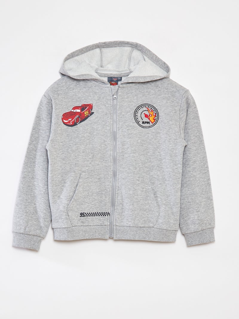 Sweat à capuche 'Cars' Gris - Kiabi