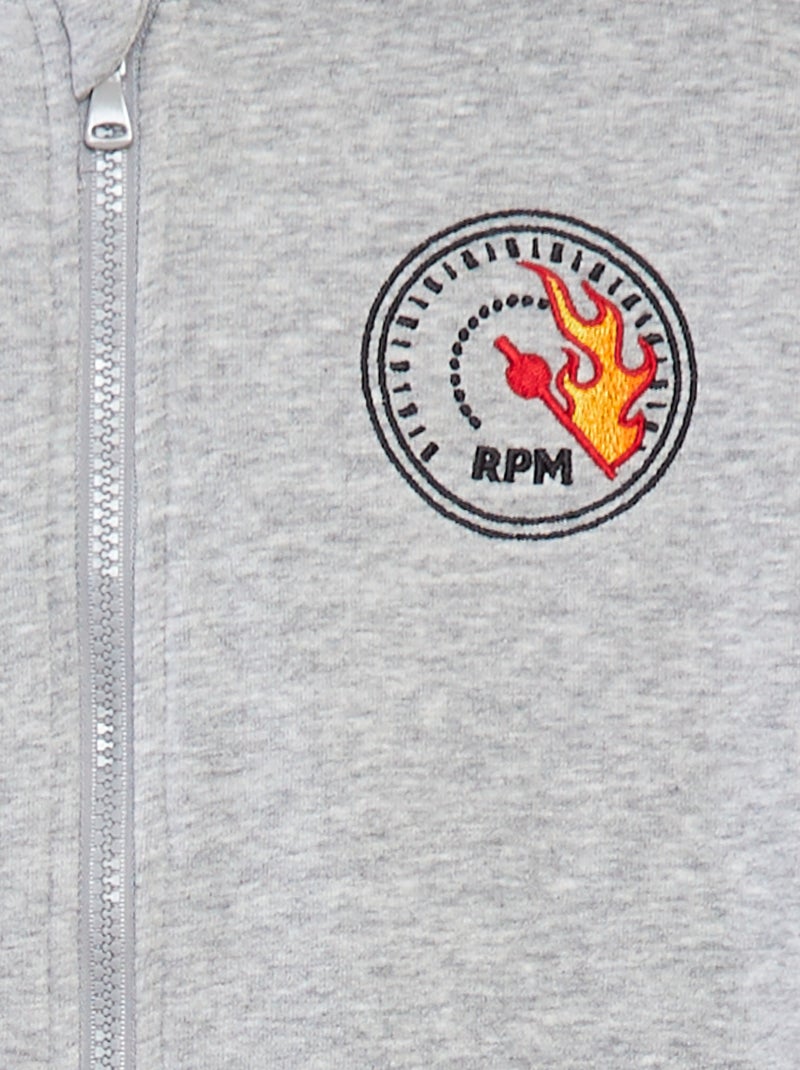 Sweat à capuche 'Cars' Gris - Kiabi
