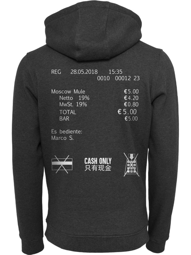 Sweat à capuche cash only - mister tee Gris Gris anthracite - Kiabi