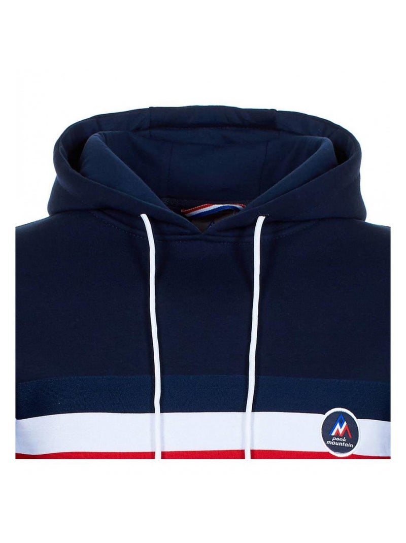 Sweat à capuche   CAURON - PEAK MOUNTAIN Bleu marine - Kiabi