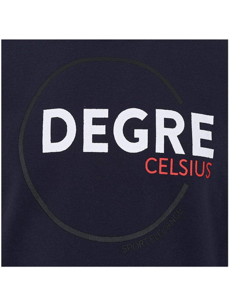 Sweat à capuche   CINOR - DEGRE CELSIUS Bleu marine - Kiabi