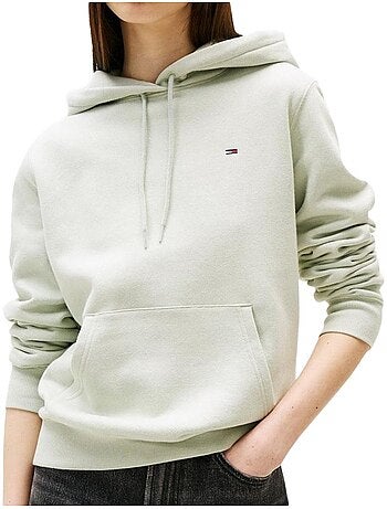 Sweat à Capuche Clair Femme Tommy Hilfiger Flag
