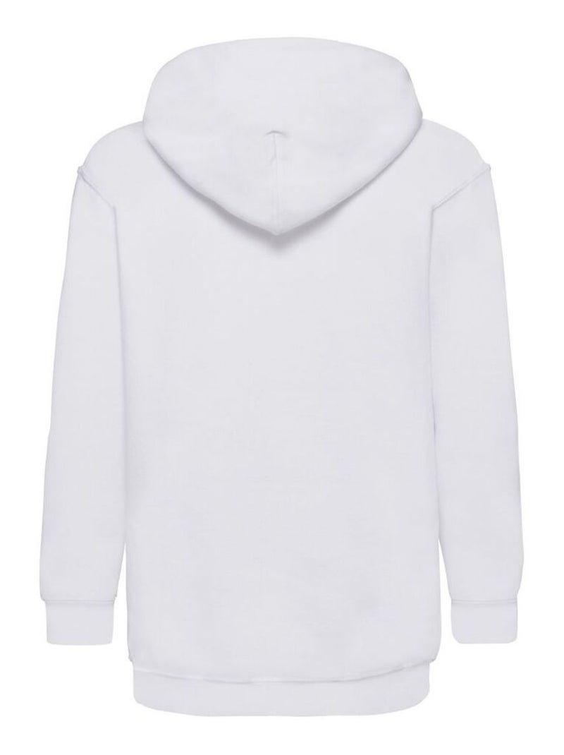 Sweat à capuche classic - fruit of the loom Blanc - Kiabi