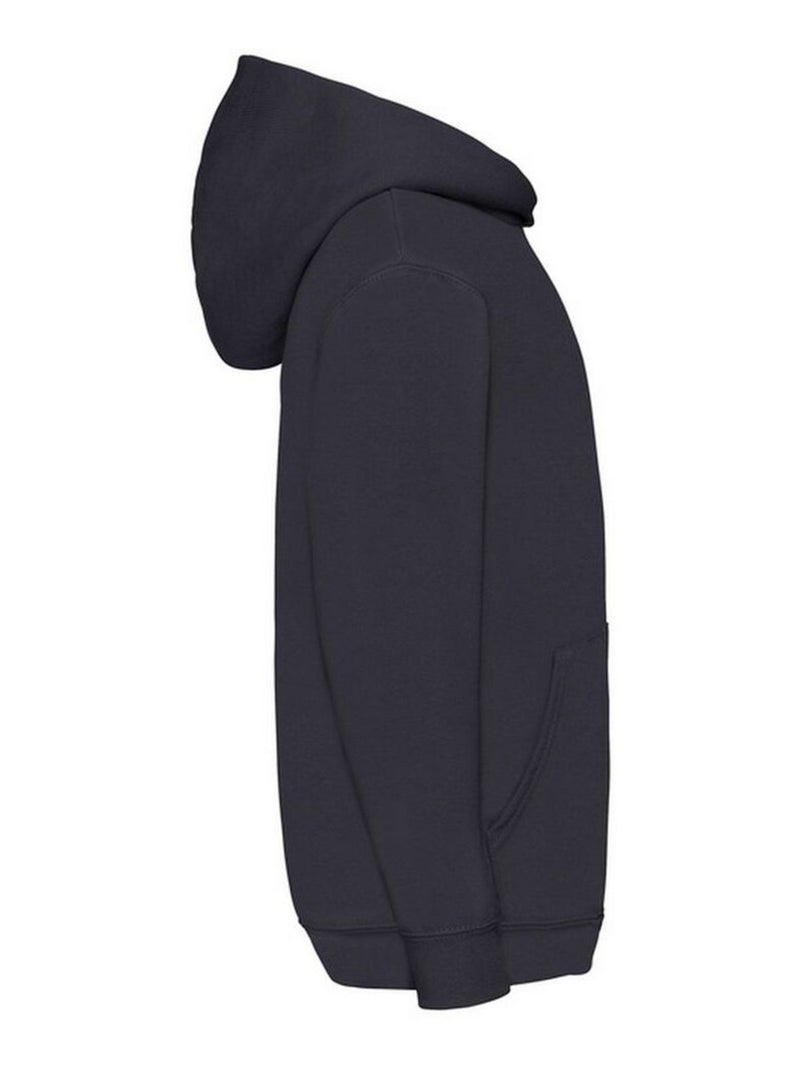 Sweat à capuche classic - fruit of the loom Bleu nuit - Kiabi