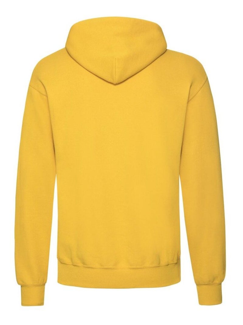 Sweat à capuche classic - fruit of the loom Jaune or - Kiabi