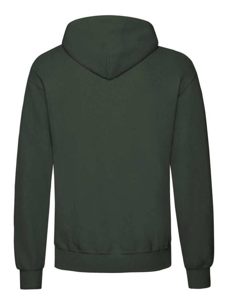 Sweat à capuche classic - fruit of the loom Vert bouteille - Kiabi