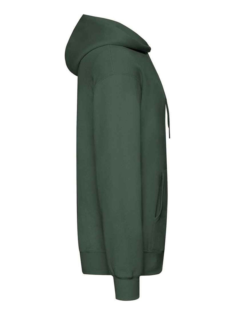 Sweat à capuche classic - fruit of the loom Vert bouteille - Kiabi