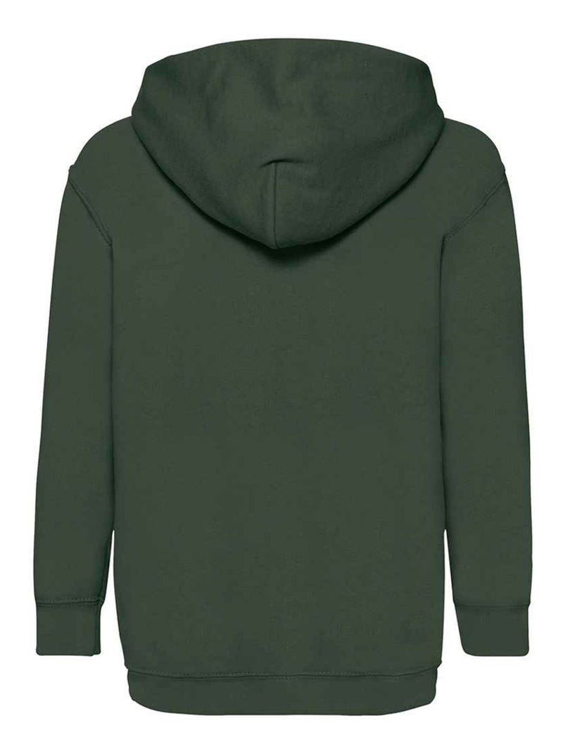 Sweat à capuche classic - fruit of the loom Vert bouteille - Kiabi