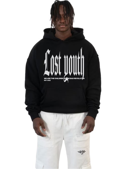 Sweat à capuche classic v.4 - lost youth - Kiabi